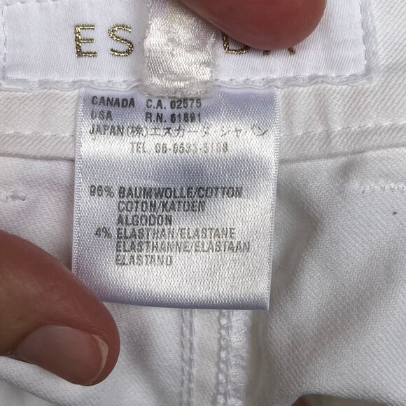 Escada Women's White Cropped Pants Size 42 (U.S. Large) - Picture 5 of 7